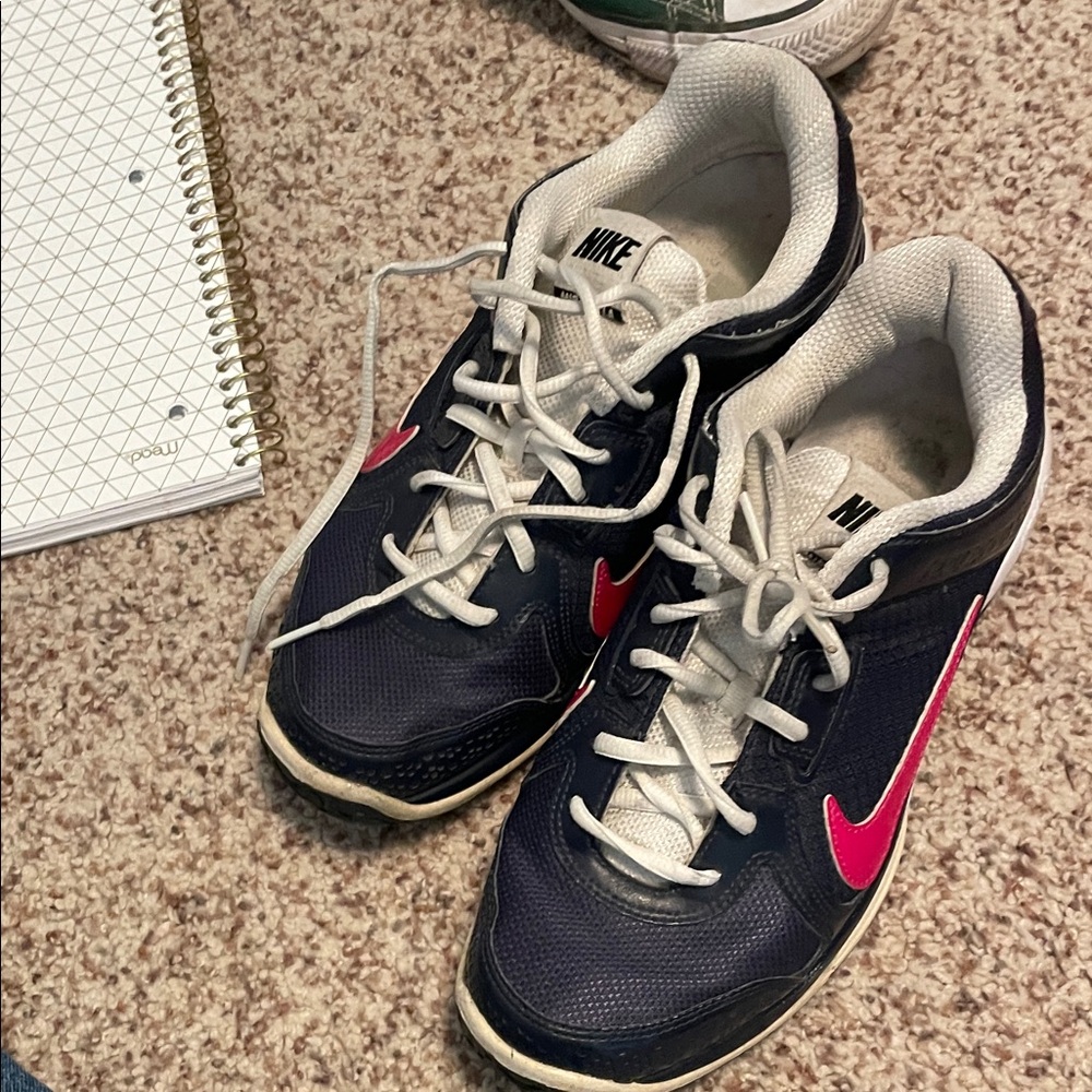 Nike Athletic Shoes - Navy and Pink